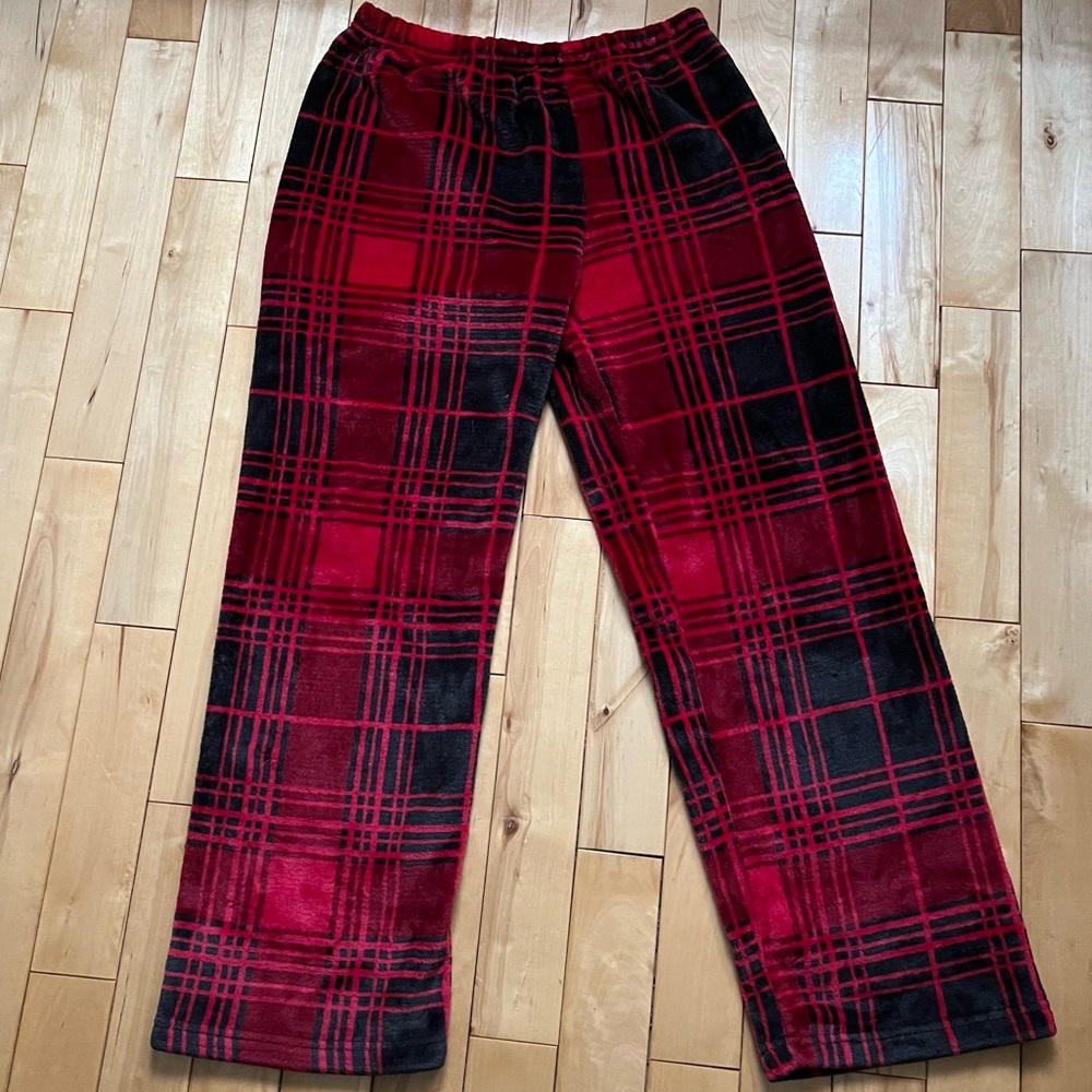 Pyjama Pants Red & Black Size Large